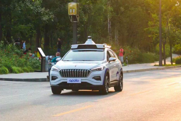 Robot taksi Baidu
