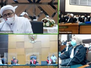 Detik-detik Habib Rizieq Walkout dan Berdebat dengan Jaksa