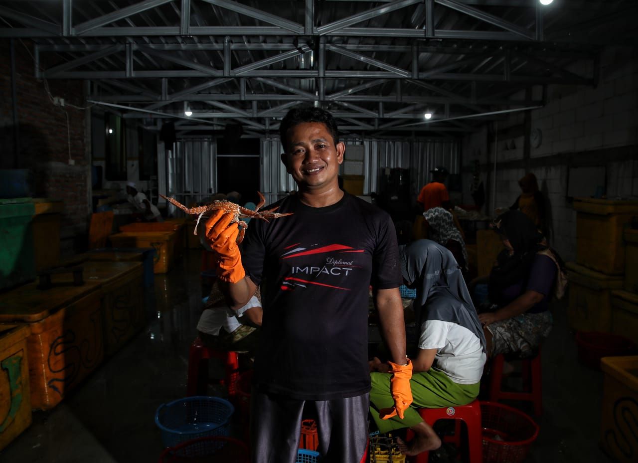 Setiap tahunnya wilayah Demak mampu memproduksi hingga ratusan ton rajungan.