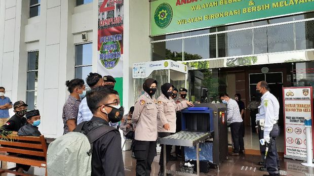 Suasana di PN Jaktim (Rahmat Fathan-detikcom)