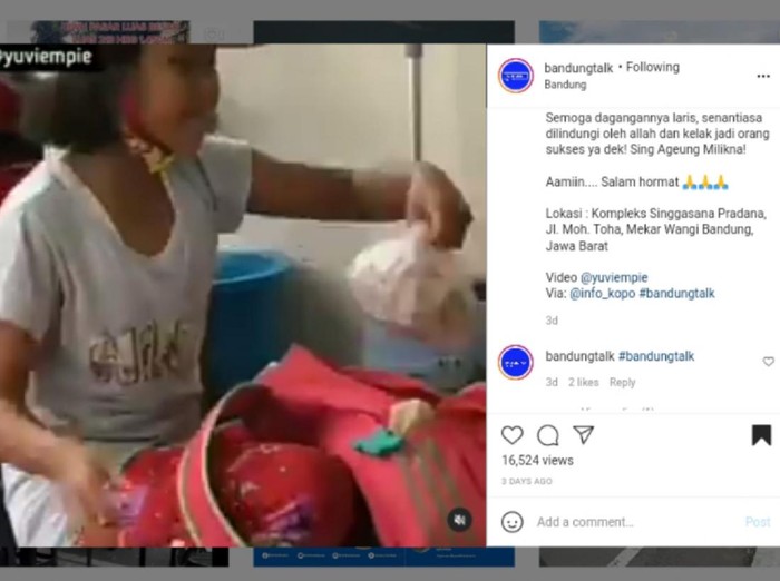 Bocah penjual permen di Bandung viral di medsos karena bergaya S3 marketing