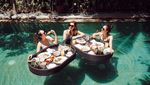 Cantiknya Jessica Mila Saat Nikmati Floating Breakfast dan Jajan Croissant