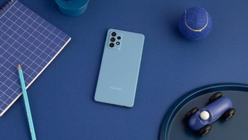 Ini Galaxy A72 Awesome Blue. Foto: dok Samsung