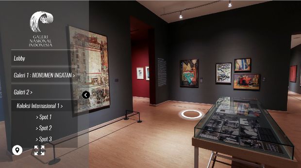 Galeri Nasional Indonesia Buka Pameran Tetap Secara Virtual