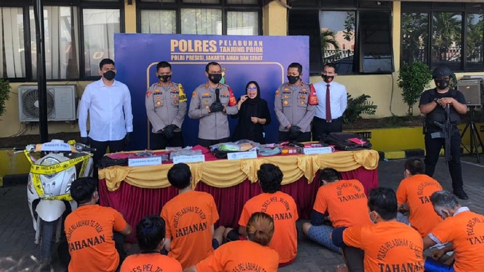 Jumpa Pers Polres Pelabuhan Tanjung Priok
