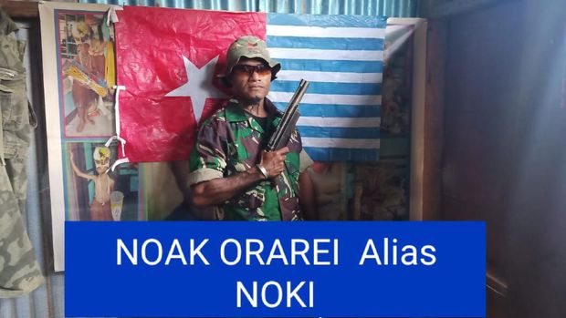 Noak Orarei, Komandan Sektor Kelompok KKB wilayah Kosiwo, Kepulauan Yapen