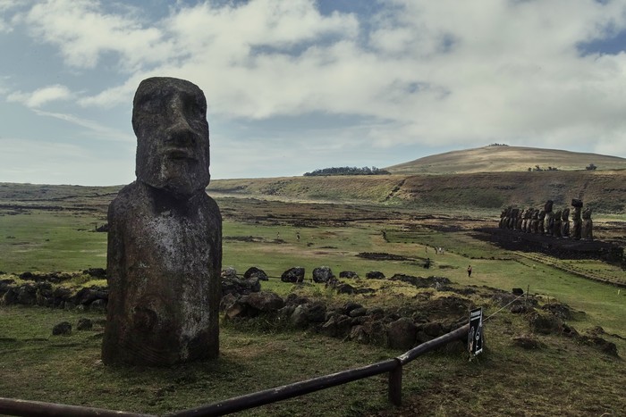 Patung Moai di Pulau Paskah Patung Moai di Pulau Paskah