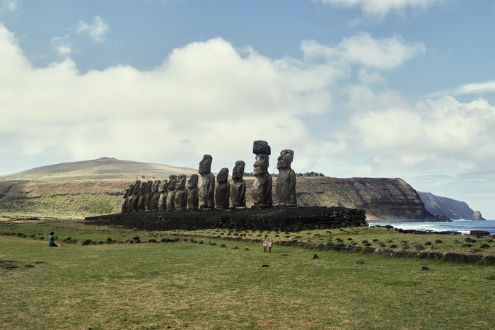 Patung Moai di Pulau Paskah Patung Moai di Pulau Paskah