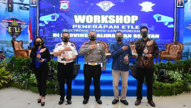 Polda Kalsel gelar seminar penerapan e-TLE di Banjarmasin. Foto dikirim Kabid Humas Polda Kalsel