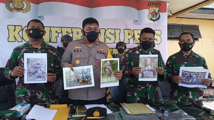 Polisi Tangkap 1 Anggota KKB di Mimika, Penembak Mobil Brimob Tahun 2020 (Foto: Saiman/detikcom)