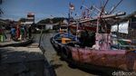 Potret Ojek Perahu di Kampung Nelayan Demak