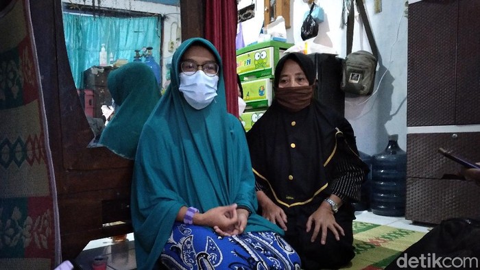 Suasana rumah duka bayi tanpa tempurung kepala yang meninggal di Solo, Rabu (17/3/2021)