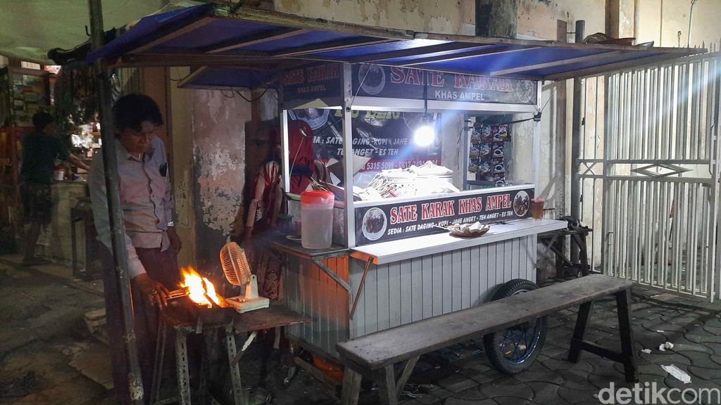 Unik dan Sedap! Sate Karak Asli dan Satu-satunya di Ampel Surabaya