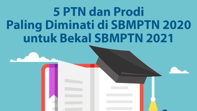5 PTN dan Prodi Paling Diminati di SBMPTN 2020 untuk Bekal SBMPTN 2021