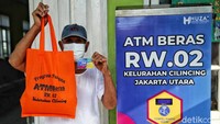 ATM Beras ini dibuat sebagai bentuk inovasi dalam pemenuhan kebutuhan pangan akibat pandemi COVID-19 bagi warga kurang mampu yang terdampak pandemi.