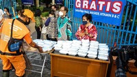 Kegiatan ini guna meringankan beban masyarakat di tengah situasi pandemi.