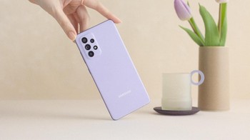 Ini Galaxy A52 Awesome Violet. Foto: dok Samsung