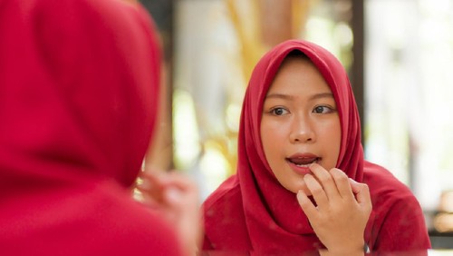 Ilustrasi warna lipstik