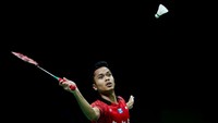 Terakhir Anthony Sinisuka Ginting vs Thomas Rouxel. Getty Images/Lintao Zhang