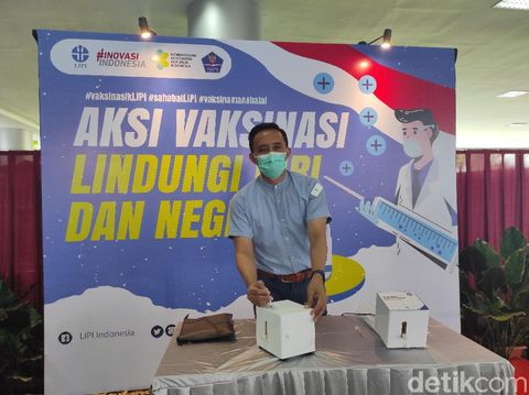 LIPI launching alat penghancur jarum suntik (Azhar Bagas/detikcom)