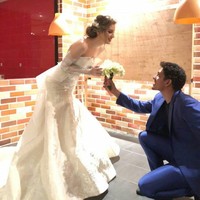 Baru-baru ini diketahui bahwa Nastasya merupakan istri dari salah satu aktor Indonesia, Robby Shine. Nama Robby Shine mulai terkenal usai dirinya menjadi runner up L-Men of The Year 2004 dan membintangi beberapa sinetron setelahnya. Foto: Robby Shine