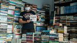 Sepinya Pasar Buku Kenari Jakpus di Tengah Pandemi