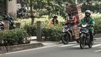 Arus lalu-lintas di lokasi, baik yang menuju ruas Jalan Sudirman atau Tanah Abang, dan yang menuju Jalan HR Rasuna Said atau Kampung Melayu terpantau lancar. (Foto: Andhika Prasetia/detikcom)