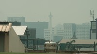 Foto ini diambil dari Pasar Kenari, Jakarta Pusat, Kamis (18/3/2021) pukul 13.20 WIB. (Foto: Andhika Prasetia/detikcom)