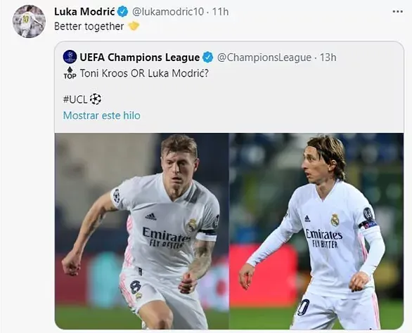 Toni Kroos, Luka Modric