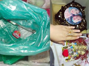 Wanita Ini Dihadiahi Es Batu Untuk Ultah Perkawinan, Isinya Bikin Kaget!