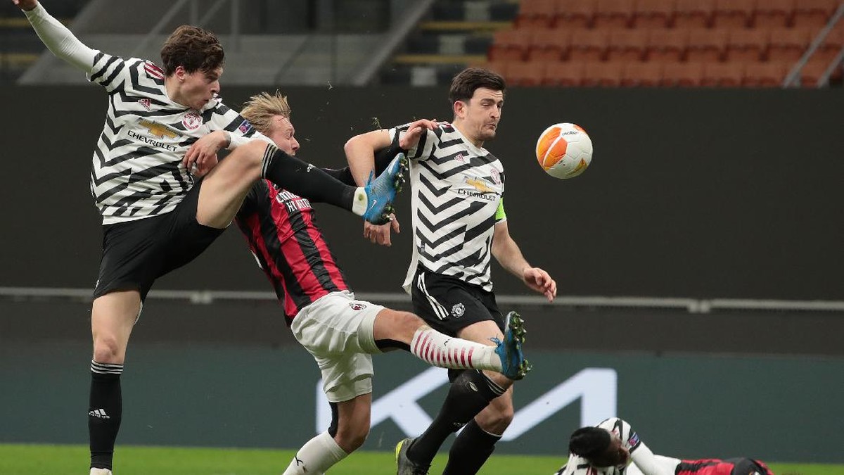 Manchester United membekuk AC Milan di San Siro. (Foto: Getty Images/Emilio Andreoli)