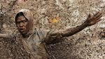 Aksi Pacu Jawi yang Bikin Takjub