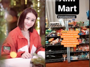 Doyan Ngemil, Amanda Manopo Bikin Minimarket di Lokasi Ikatan Cinta