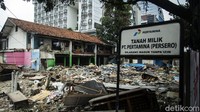 Lahan yang menjadi pemicu bentokan berada di Pancoran Buntu 2, Jakarta Selatan.