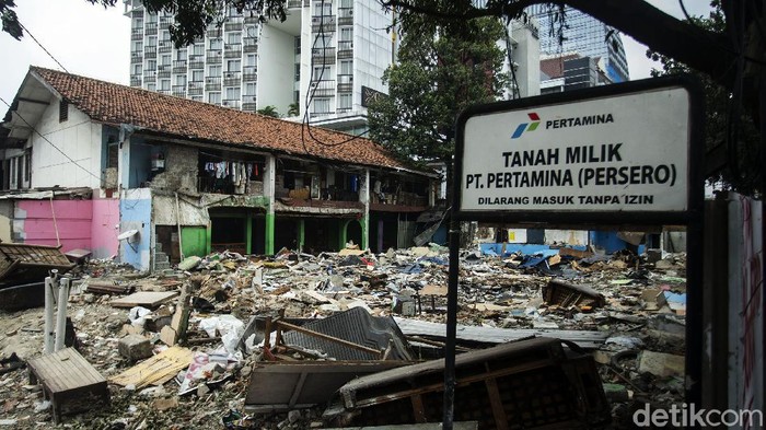 Sengketa lahan antara warga dan Pertamina berujung bentrok di Pancoran Buntu 2, Jakarta Selatan pada Rabu (17/3) lalu. Begini kondisi lahan yang jadi sengketa.