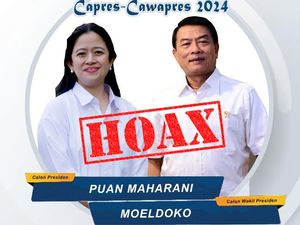 Poster Hoax Puan-Moeldoko untuk Pilpres 2024 Bikin Geger