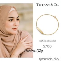 Selanjutnya ada gelang dari Tiffany & Co yang pernah digunakan oleh Citra. Gelang tersebut diperkirakan berharga sekitar Rp 10 juta. Foto: dok. Instagram/@fashion_ciky