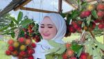 Herlin Kenza Si Barbie Aceh Saat Pamer Kue hingga Beli Rambutan