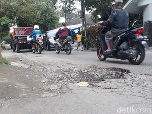 Jl Terusan Kecubung Barat Rusak, Lurah Usul Perbaikan ke Pemkot Malang