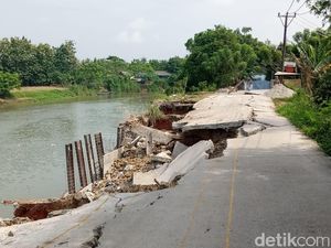 Sudah Sebulan, Longsor Tanjung Burung Tangerang Belum Juga Diperbaiki