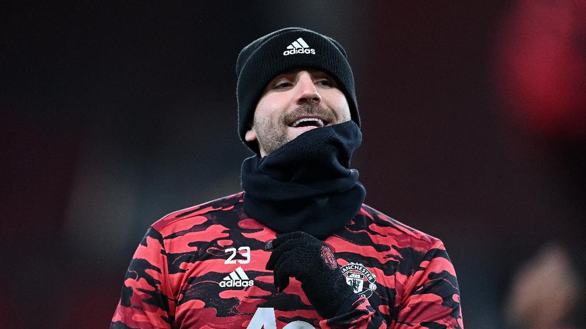 Luke Shaw diklaim sebagai bek kiri terbaik Premier League di musim ini. (Foto: Getty Images/Laurence Griffiths)