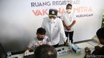 Menhub Pantau Vaksinasi Pekerja Transportasi