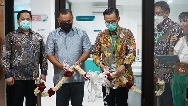 Peresmian laboratorium PCR PT Diagnos Laboratorium Utama Tbk. (kode saham: DGSN) di Jl. Diponegoro No. 147. Dauh Puri Kelod. Denpasar Barat. (Dok. Diagnos)