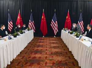 Tanpa Jabat Tangan, Menlu AS Jumpa Menlu China di KTT G20
