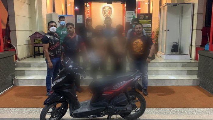 Polda Sumut menangkap sindikat penjambret yang menggasak ponsel anggota polisi di Medan (dok Polda Sumut)