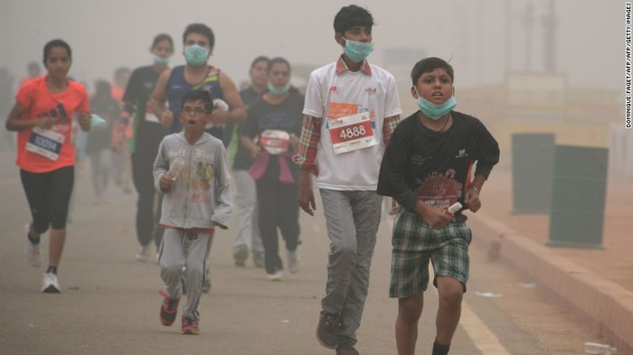 Ibu kota India, New Delhi memiliki tingkat polusi udara tertinggi di dunia selama tiga tahun berturut-turut.