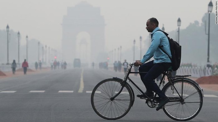 Ibu kota India, New Delhi memiliki tingkat polusi udara tertinggi di dunia selama tiga tahun berturut-turut.