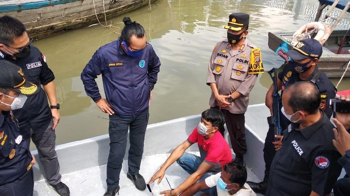 Tim gabungan gagalkan penyelundupan narkoba di Pantai Cermin, Sumut. Foto kiriman Deputi Pemberantasan BNN irjen Arman Depari