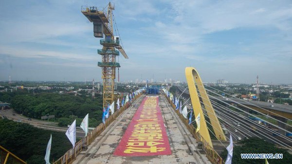 Bentang Panjang Terbesar Kereta Cepat JKT-BDG Mendarat Sempurna!