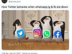 WhatsApp Tumbang Jadi Bahan Meme Sindiran